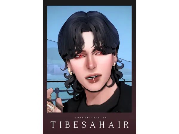 Maxis Match TIBESA HAIR by JNYSim - The Sims 4 Custom Content