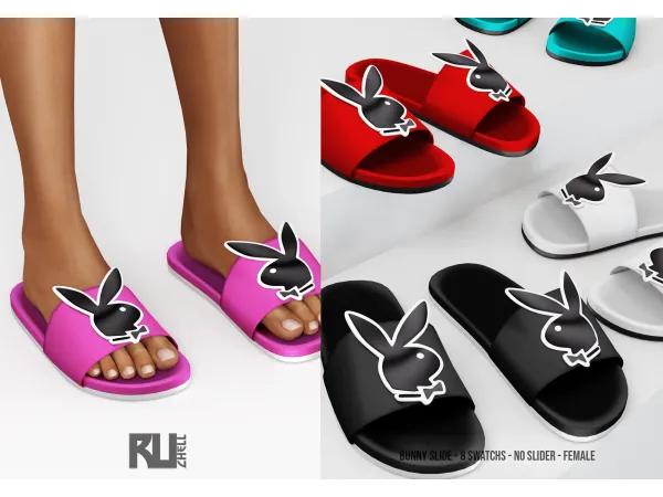 Alpha bunny slide by ruchellsims - The Sims 4 Custom Content
