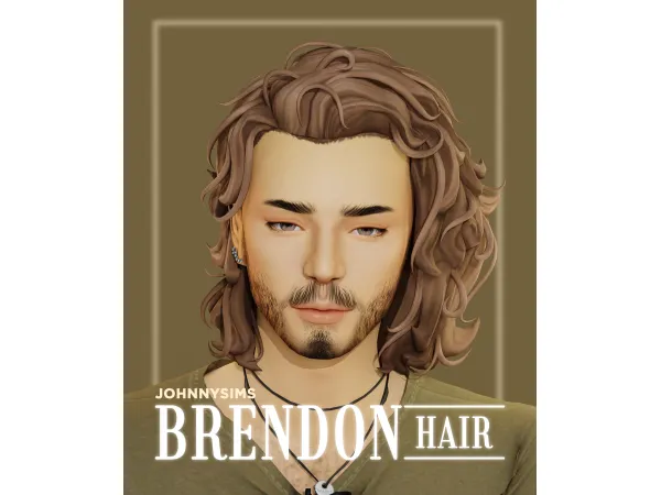 Maxis Match Brendon Hair by johnnysims - The Sims 4 Custom Content