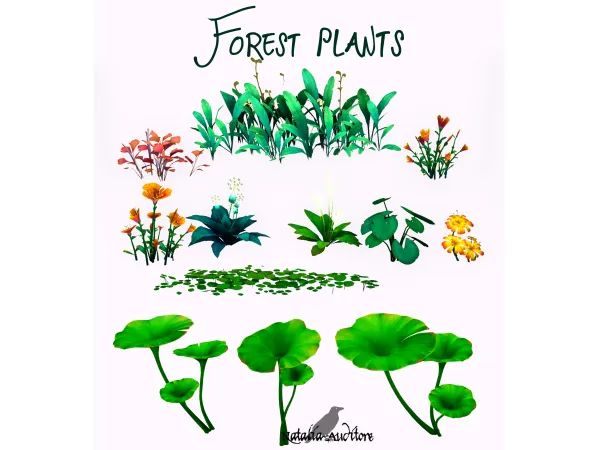 Forest plants by natalia_auditore
