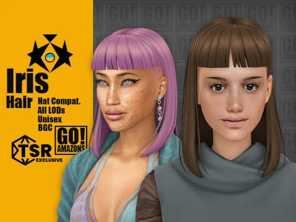 Maxis Match IRIS - The Sims 4 Custom Content
