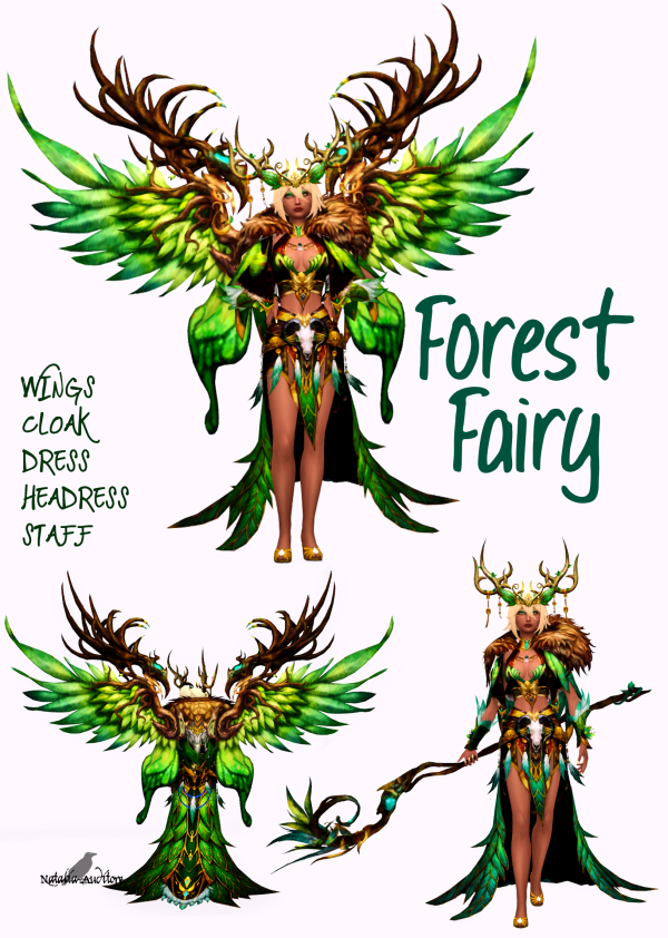 Alpha Forest Fairy by simsfinds - The Sims 4 Custom Content