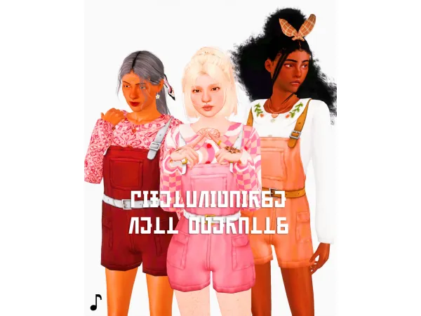 Nell Overall Shorts Conversion