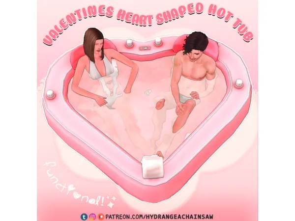 Heart Shaped Hot Tub