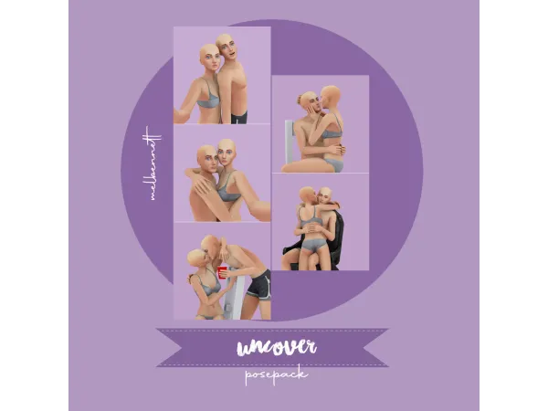 Mix Uncover Posepack - The Sims 4 Custom Content