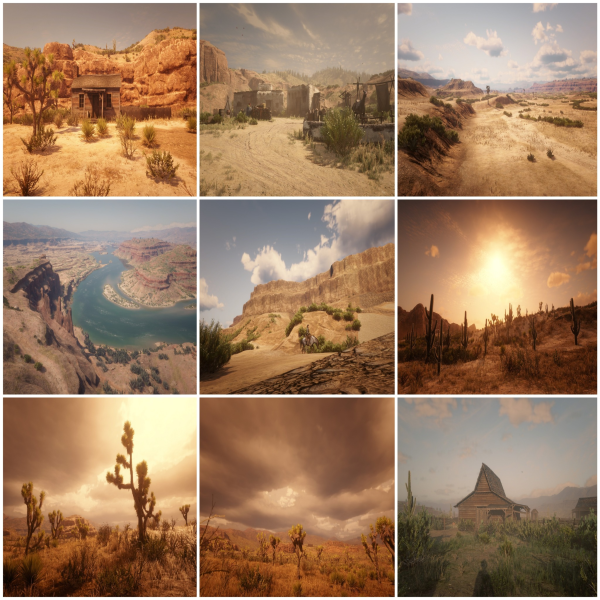 Mix Backdrop Western by simsfinds - The Sims 4 Custom Content