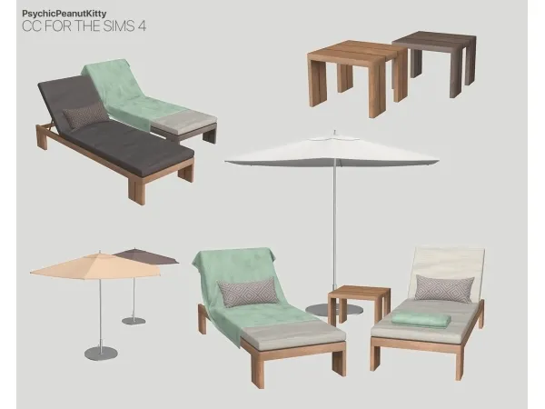 Alpha July Poolside - The Sims 4 Custom Content