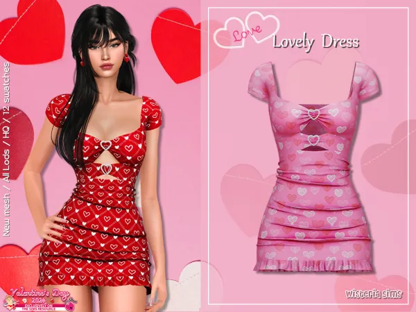 Alpha Lovely Set - The Sims 4 Custom Content