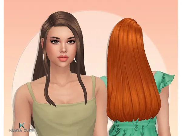 Maxis Match Jade Hairstyle - The Sims 4 Custom Content