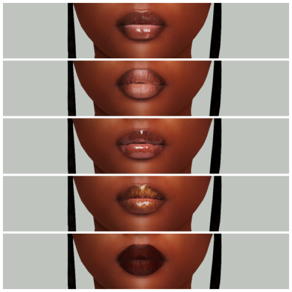 SourLemonSimblr lipsticks set by simsfinds - The Sims 3 custom content