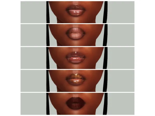 SourLemonSimblr lipsticks set - The Sims 3 custom content