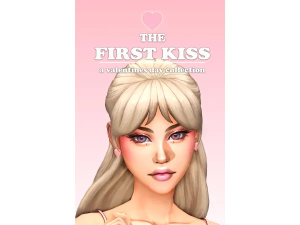 Maxis Match he first kiss a valentines day collection - The Sims 4 Custom Content