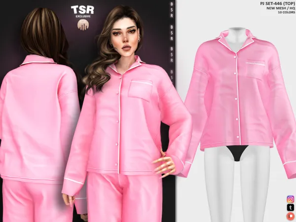 Alpha PJ SET 446 BD1190 BD1191 - The Sims 4 Custom Content