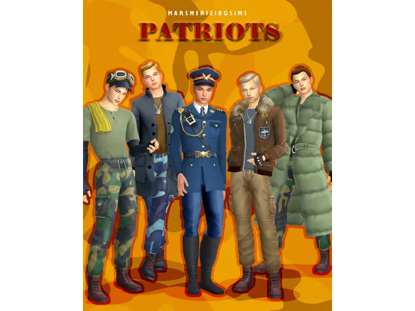 Maxis Match Patriots (Public Feb 24th) by marsmerizingsims - The Sims 4 Custom Content