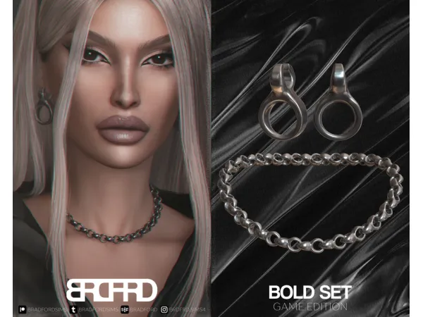 Alpha BOLD SET GAME EDITION by bradfordsims - The Sims 4 Custom Content