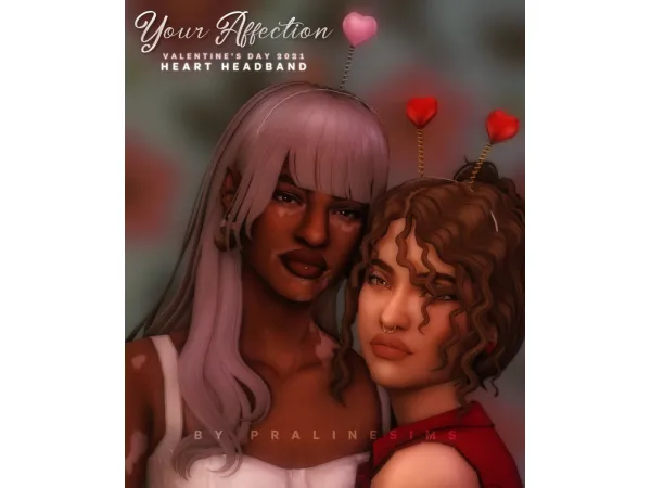 YOUR AFFECTION Heart Headband // Valentines Day 2021 Gift by Pralinesims update