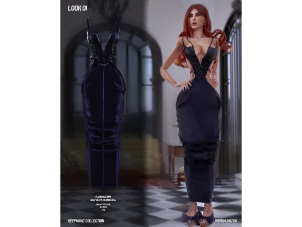 Alpha DEEPNIGHT COLLECTION by BrinnaAnton - The Sims 4 Custom Content