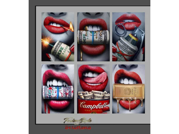 Alpha Posters - The Sims 4 Custom Content