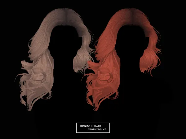 Alpha Henson Hair - The Sims 4 Custom Content