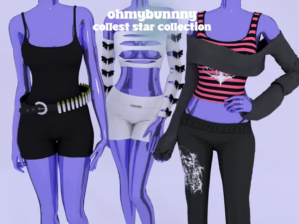 Mix COLLEST STAR COLLECTION - The Sims 4 Custom Content