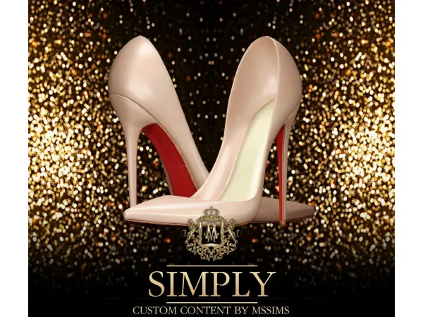 Alpha SIMPLY HIGH HEEL by Mssims4 - The Sims 4 Custom Content