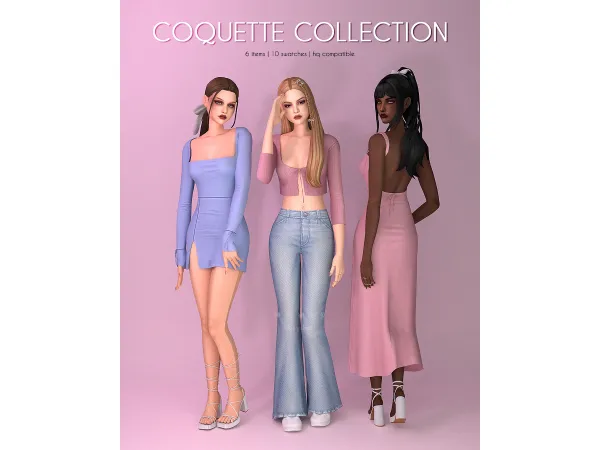 Mix coquette collection complete - The Sims 4 Custom Content