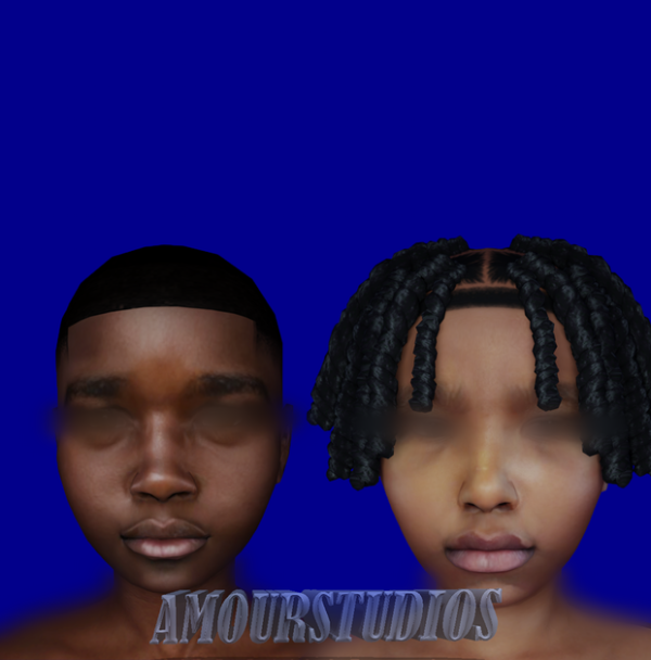 Alpha MELANIN BOYS SKINS REVAMP by simsfinds - The Sims 4 Custom Content