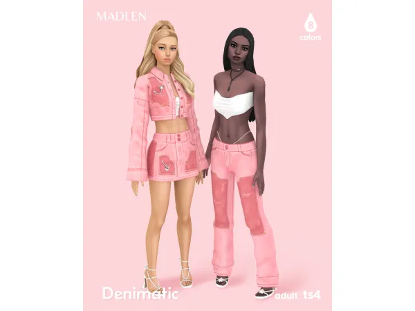 Maxis Match Denimatic Set by madlen - The Sims 4 Custom Content