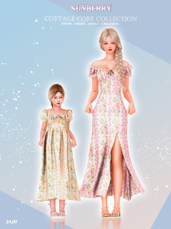 Alpha [SUNBERRY]Cottagecore Collection by simsfinds - The Sims 4 Custom Content