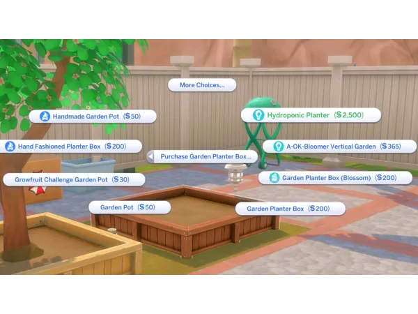 Maxis Match Purchasable Planters from Planter by bloombatter - The Sims 4 Custom Content