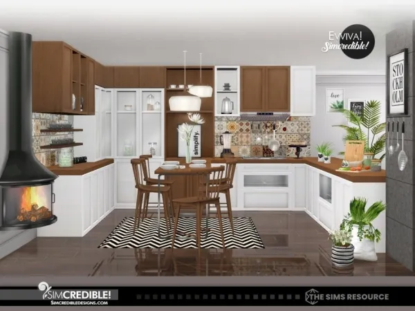 Evviva! Kitchen + Dining Area + Decor Extras