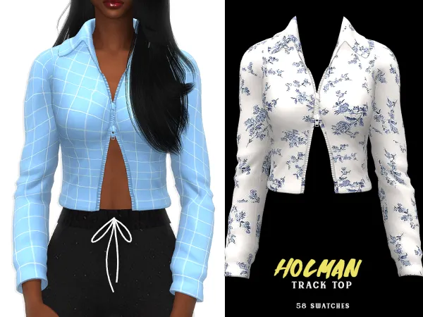 Mix Holman Track Top - The Sims 4 Custom Content
