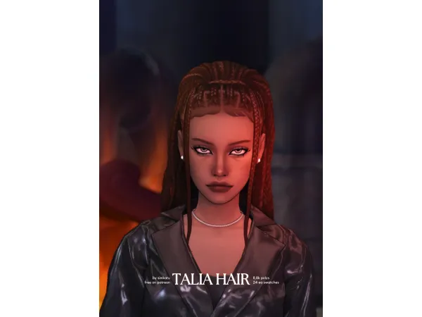 Maxis Match talia hair by simkatu - The Sims 4 Custom Content