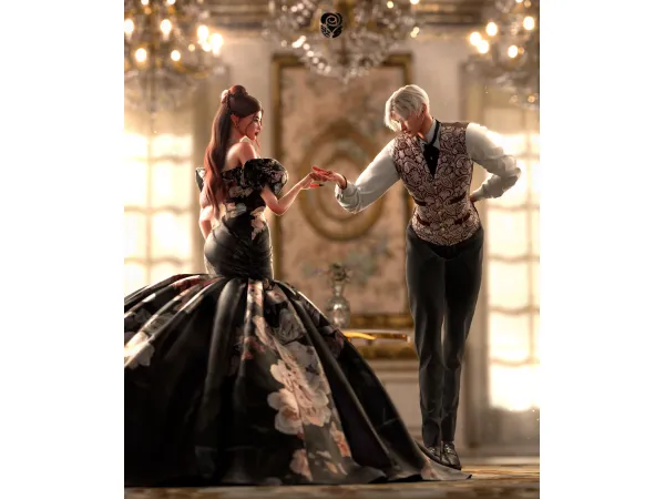 Mix [ROSELIPA] 7000 FOLLOWERS GIFT THANKS [FIX] by roselipa - The Sims 4 Custom Content