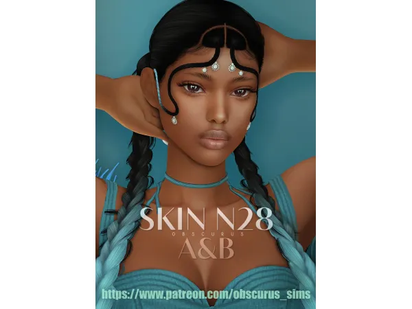 Mix SKIN N 28 by obscurus_sims - The Sims 4 Custom Content