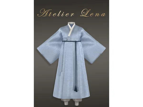 Alpha [Atelier Lena] Male Dopo Hanbok by atelierlena - The Sims 4 Custom Content