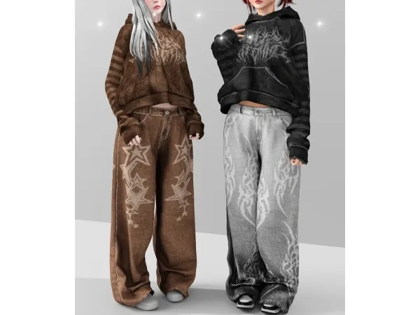 Alpha Too late set - The Sims 4 Custom Content