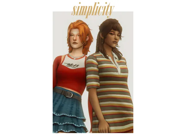 Maxis Match simplicity pack by clumsyalien - The Sims 4 Custom Content