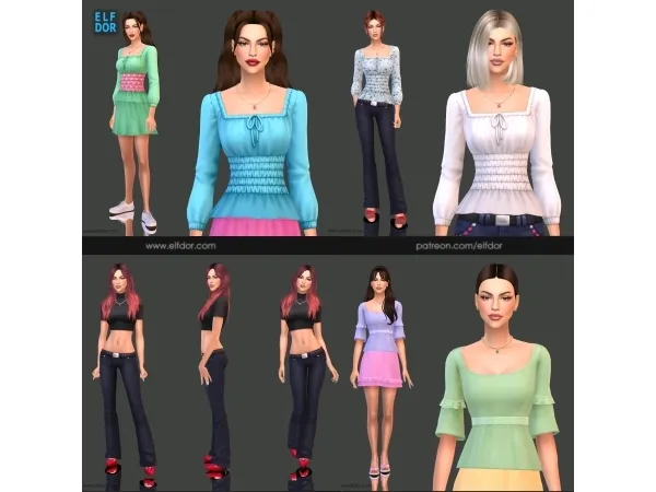 Maxis Match 2024 March 1 Spring Set 2 - The Sims 4 Custom Content
