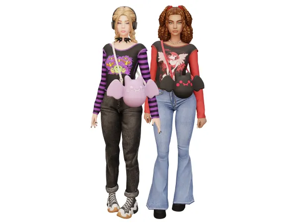 Alpha BATTY BAG - The Sims 4 Custom Content