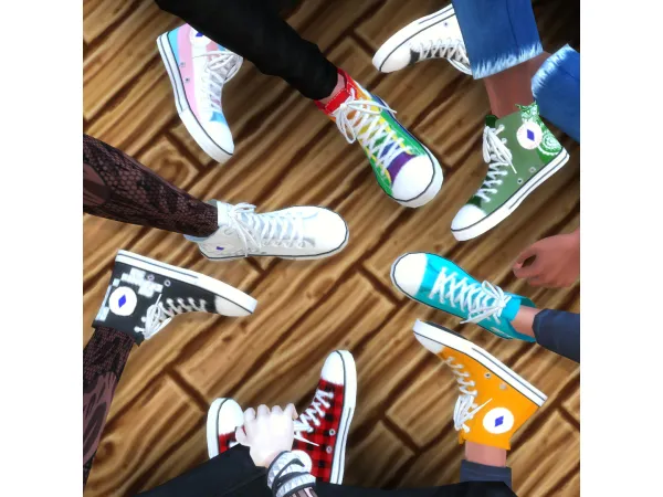Mix rising star shoes - The Sims 4 Custom Content