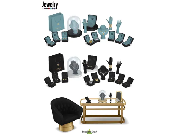 Maxis Match Around Jewelry - The Sims 4 Custom Content
