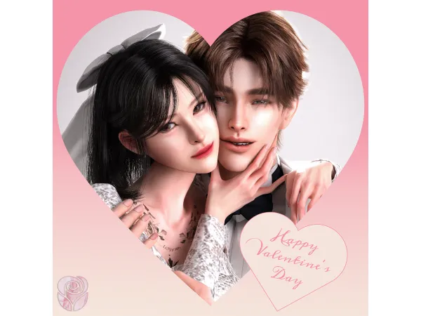 Mix [ROSELIPA] LOVE WINS ALL by roselipa - The Sims 4 Custom Content