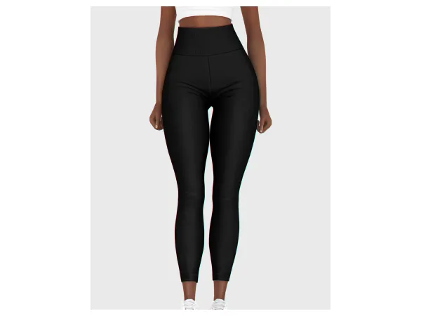 Alpha Cotton Leggings by backtrackcc - The Sims 4 Custom Content