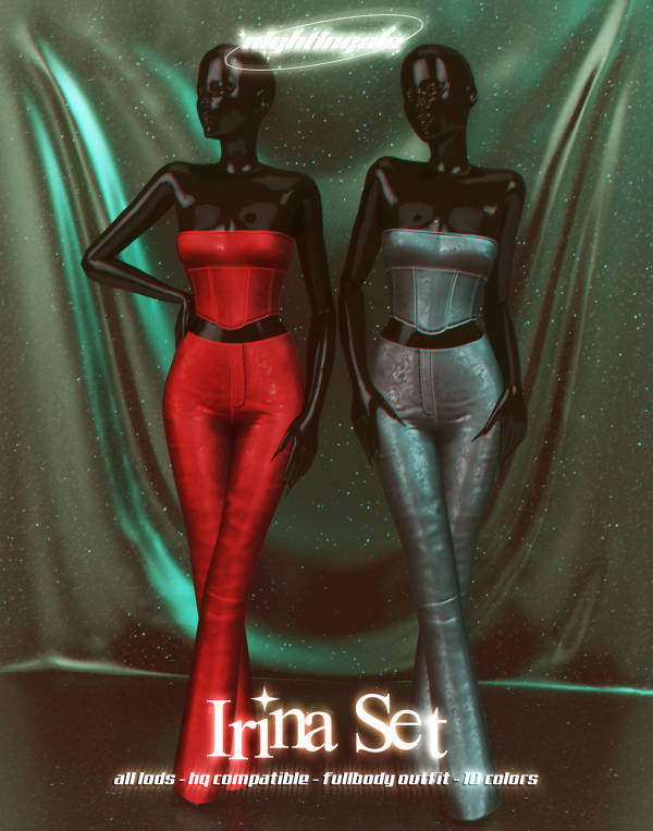 Alpha Irina Set by simsfinds - The Sims 4 Custom Content