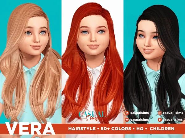 Alpha Vera Children NOW FREE by casualsims - The Sims 4 Custom Content