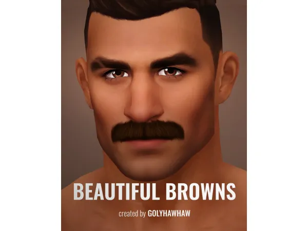 Mix BEAUTIFUL BROWNS EYE SET by golyhawhaw - The Sims 4 Custom Content