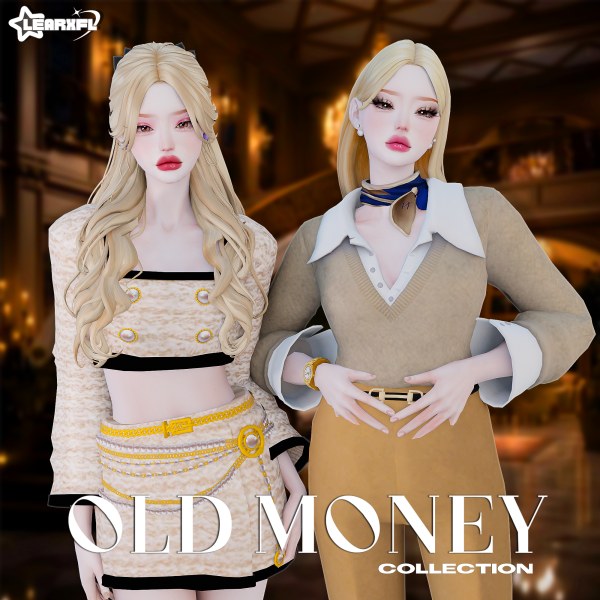 Alpha ZPT Old Money Collection [11 Items] by simsfinds - The Sims 4 Custom Content