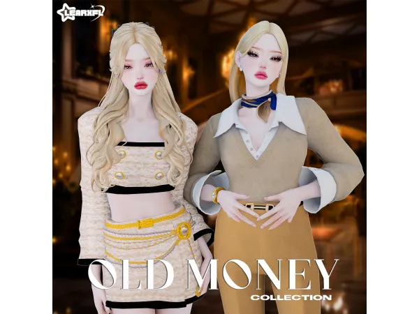 Alpha ZPT Old Money Collection [11 Items] by Learxfl - The Sims 4 Custom Content