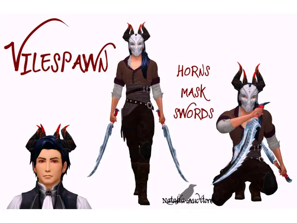 Alpha Vilespawn set by natalia_auditore - The Sims 4 Custom Content